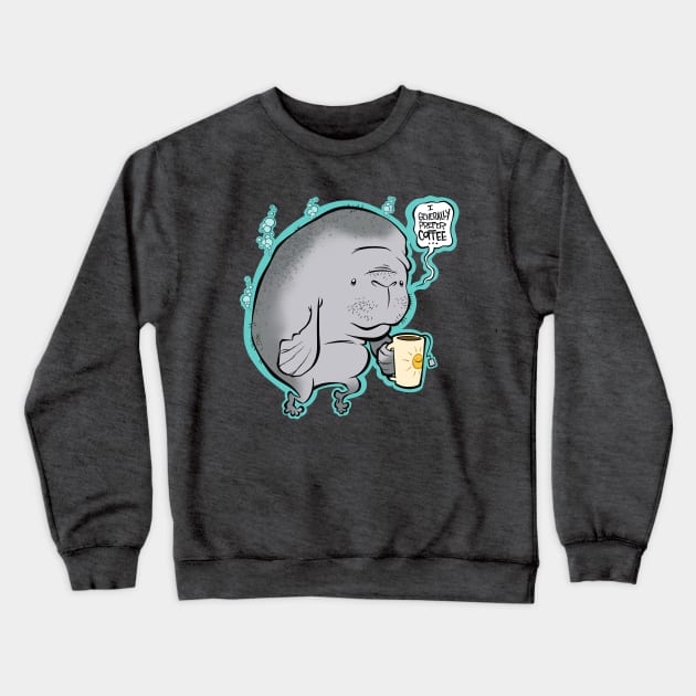 MerManatee Crewneck Sweatshirt by westinchurch